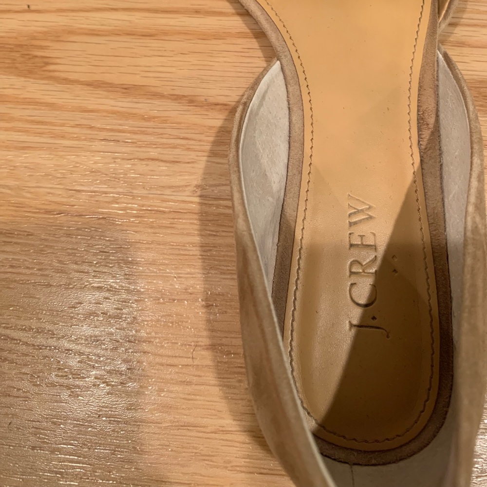 J.Crew Zoe Suede D’Orsay Flats in tan (size 7.5) - Picture 5 of 8